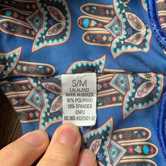 Lala Land High Neck Racer Back Sports Bra Small - Picture 3 of 4